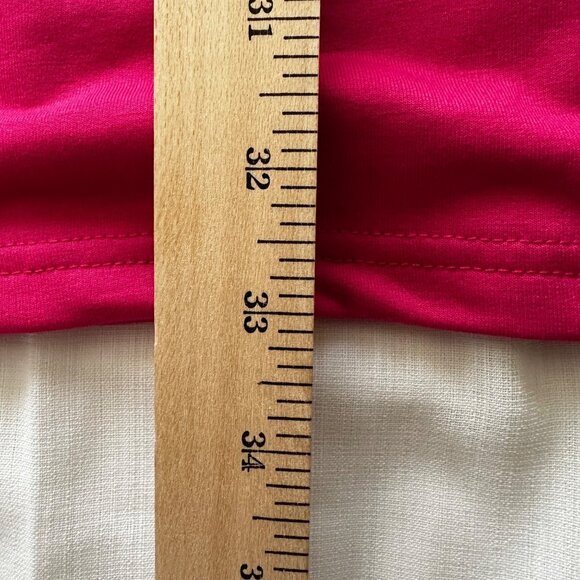 Tommy Hilfiger Sport Stripe Tank Dress Elasticized Waist Red/White Large - Picture 9 of 9